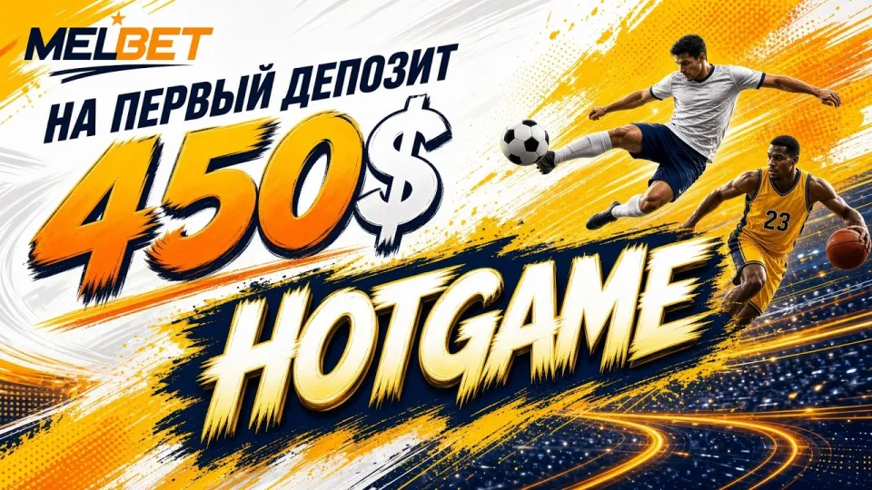 Промокод Мелбет HOTGAME даёт до 450$ на первый депозит при регистрации в 2026 году